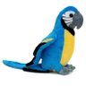 arara de pel cia 35 cm azul com amarelo frente