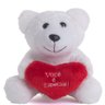 urso de pel cia 17 cm doce encanto branco 1