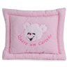 travesseiro de pel cia rosa para beb